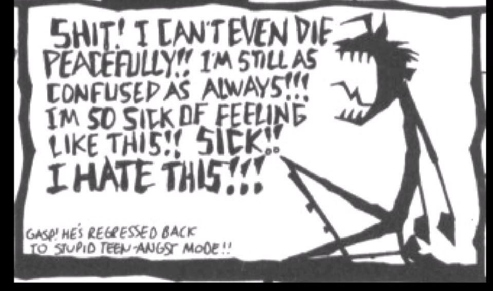 sgtfr0g's tweet photo. jthm is relatable as a depressed teenage / early adult #jthm #johnnythehomicidalmaniac #jhonenvasquez https://t.co/ckj96MVmbr