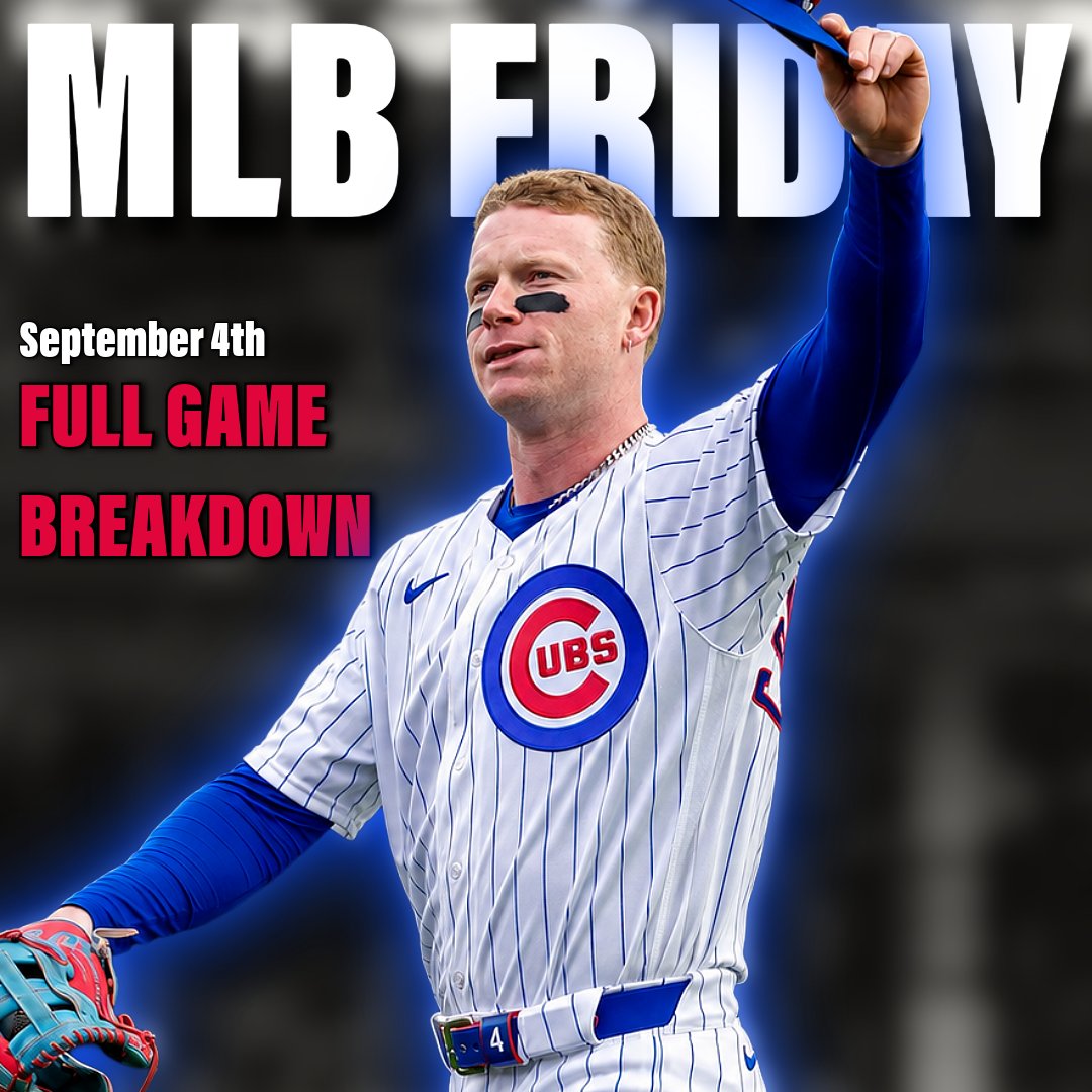 AEProps's tweet photo. We broke down our FAVORITE matchups on Friday's MLB Slate... 👀

Here's EVERYTHING you need to know before the games start! 📊👇
