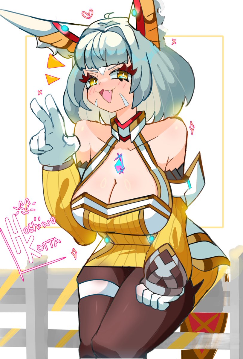HoshiNoKotta's tweet photo. Nia 😼
just a buffed catto before sleep haha! 
#Xenoblade https://t.co/BHTubBxxdU