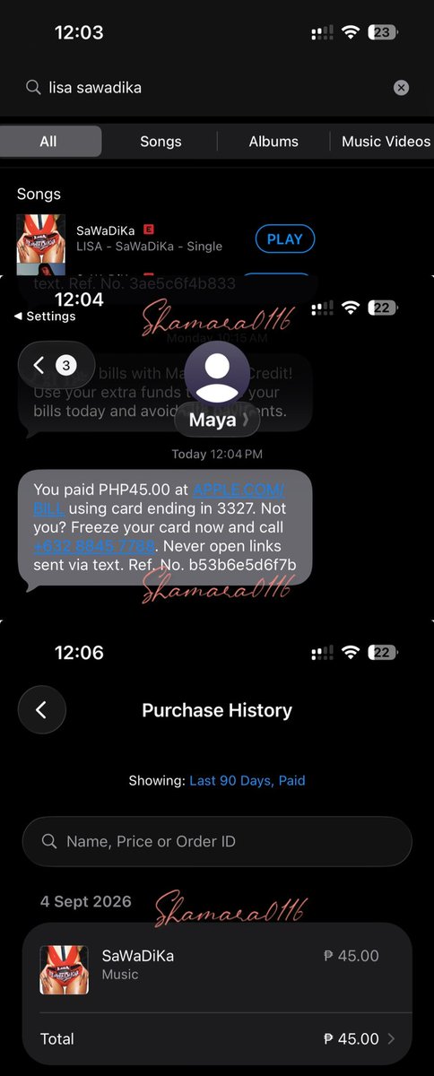 shamara0116's tweet photo. I purchased “SaWaDiKa” by #LISAon iTunes using 3 accounts and was funded by @TeamLisaPH assisted by @sunnysunlisa
SAWADIKA OUT NOW
#LISA_SaWaDiKa https://t.co/faI7YwzdR3