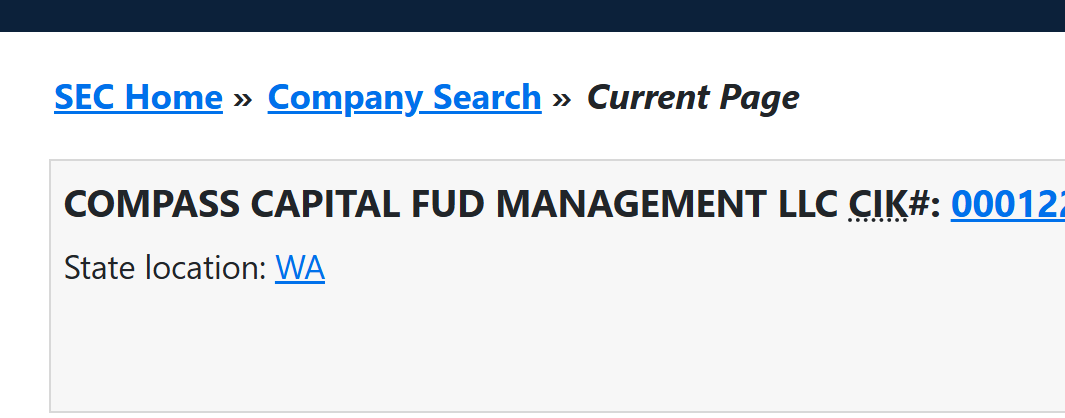 0xpaperhands's tweet photo. incorporated back in 2003 and whoever did the paperwork typo'd "fund management" into "fud management." it's been sitting in edgar like that ever since. probably the first time fud ever made it into a financial filing LOL https://t.co/1Ym7U3Wbjc