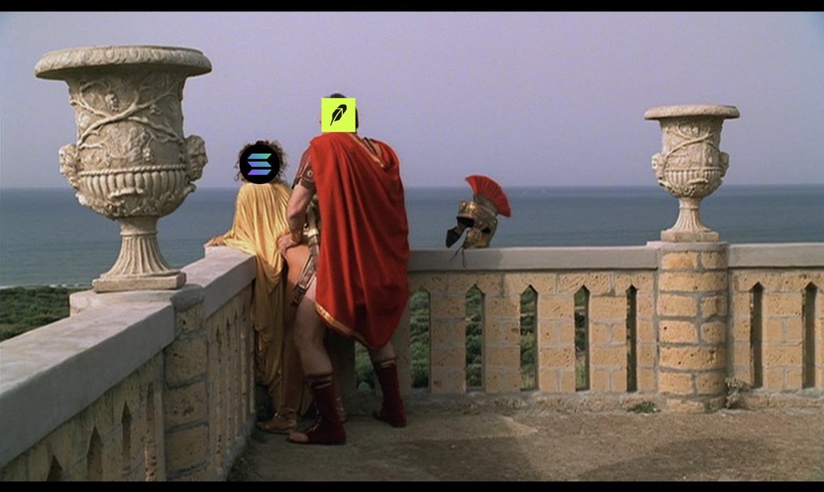 PoorBull's tweet photo. Robinhood vs Solana https://t.co/9SxpHrOto1