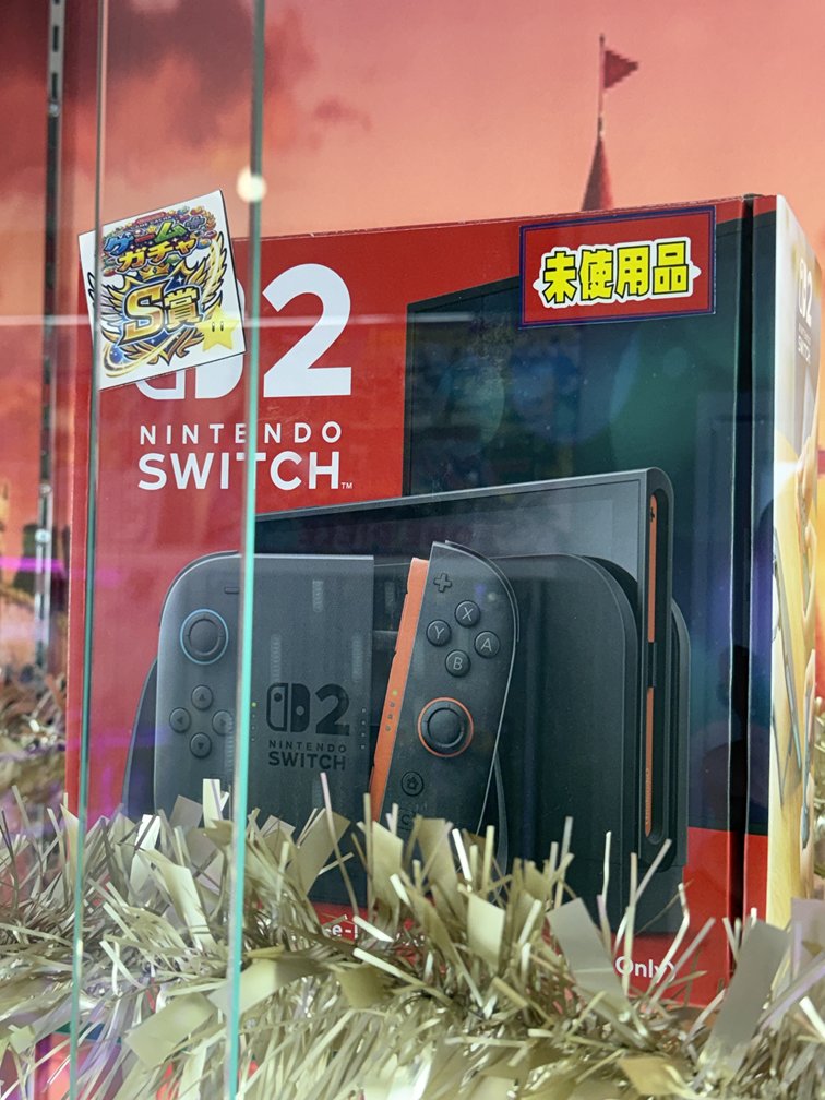 FUN689931953826's tweet photo. R8.09.04
売り切れていました
ゲーム1000円ガチャ
景品更新致しました(^^♪
今回のS賞は「switch2本体 未使用品」
A賞に「switch有機EL 本体」
B賞に「switchライト本体」と
なっております🙌
C賞にはswitch2ソフト
枚数交換も充実しております🤩
是非チャレンジしてみてください😉
＃ゲーム＃switch2 https://t.co/eIy1foglgb