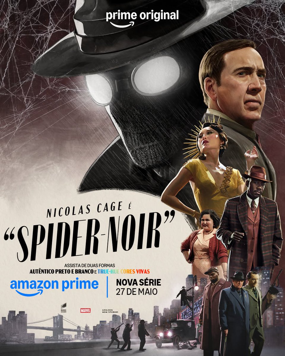 adrylhl's tweet photo. ESTREOU! Os 8 episódios de Spider-Noir já estão disponíveis no @primevideobr. Quem aí já começou a maratona? https://t.co/uKWBd5CDQt
