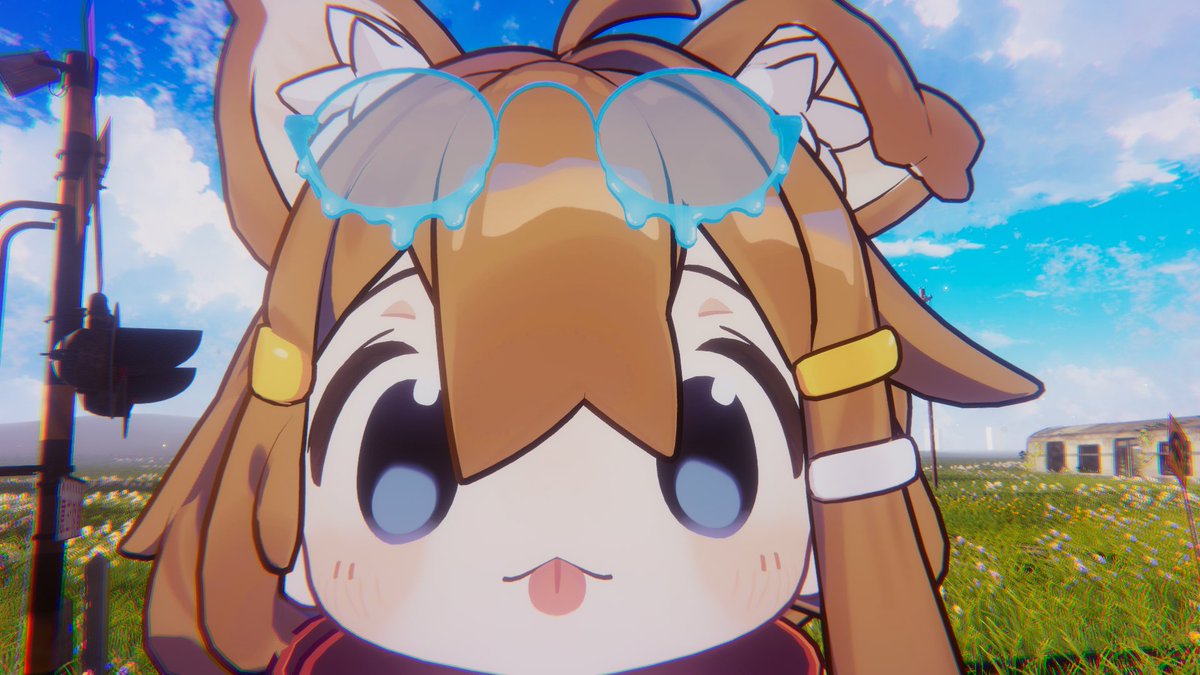 Fd223_VR's tweet photo. まめひの表情いじってみたはいいんだけと自分とフレンドで見えてる表情が変わってるらしいどうしたものか https://t.co/SaLqUG3Tpt