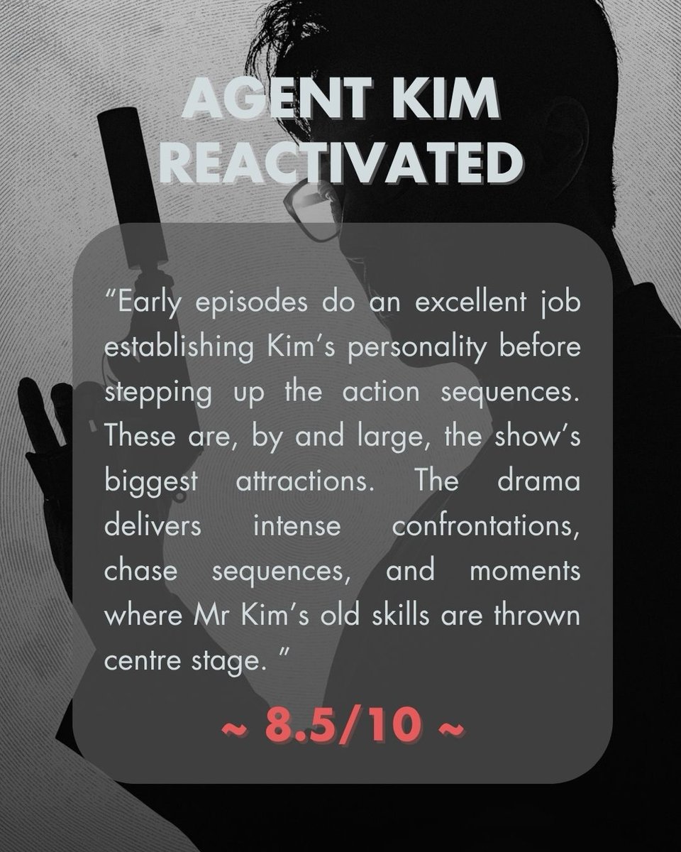 KderAkmak's tweet photo. The season starts strong as Mr Kim uncovers the truth behind Min-ji’s disappearance. Though the middle loses momentum, Mr Ju raises the stakes, while Han-su and Jin-cheol bring heart and humour to the action. https://t.co/SKhRMOLhOD