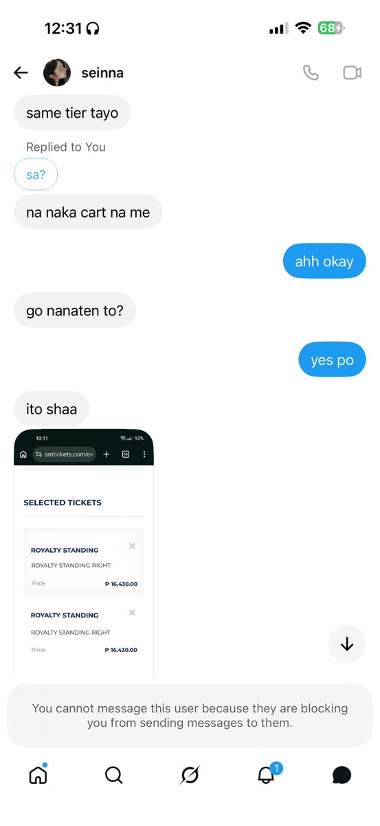 yushiive's tweet photo. 🚨SCAMMER🚨
Rzia Mae Salipada https://t.co/OO43BmFG9w