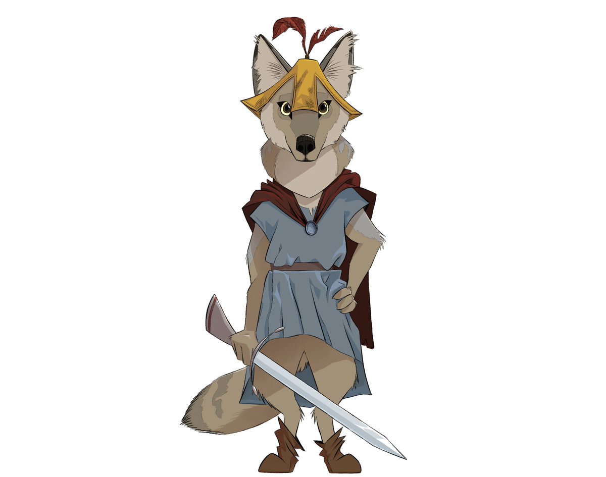 AnnaProlla72854's tweet photo. More study of character deign. Canid + Knight
#characterdesign #art #arte #digitalwork #conceptart https://t.co/d1NNTgKPsC