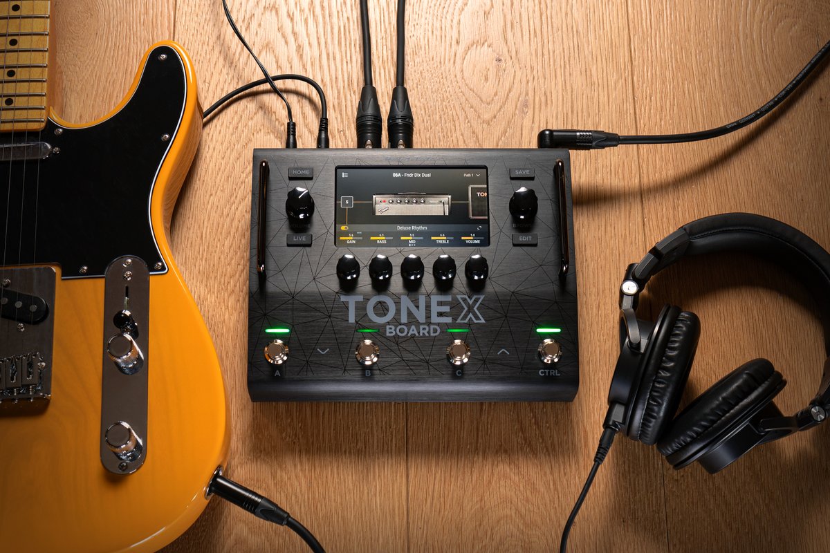mhfriends's tweet photo. 🎸【新発売】
IK Multimedia / TONEX Board
TONEXエコシステムのフラッグシップ・プロセッサーが登場🎉
5インチ・タッチスクリーン、最大4つのTone Model同時処理、70種類以上のエフェクトを搭載。
TONEX MAX & AmpliTube 5 MAXも付属✨
https://t.co/0qoeXrzsns
#TONEXBoard #ギター https://t.co/aLbHgakLuK