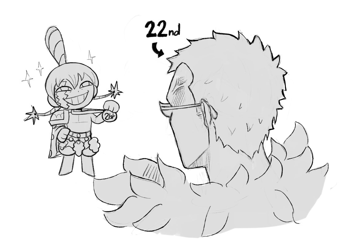 BrisN73443's tweet photo. He’s so proud #ONEPIECE〜 #Doflamingo #cracker https://t.co/oGd4EAYtik