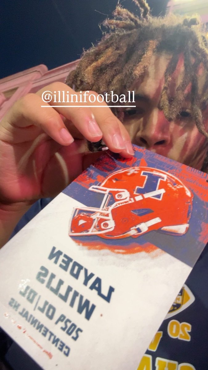 layden_willis's tweet photo. Go ILLNOIS FOOTBALL 🟧🟦! https://t.co/rzHxnAP7yw