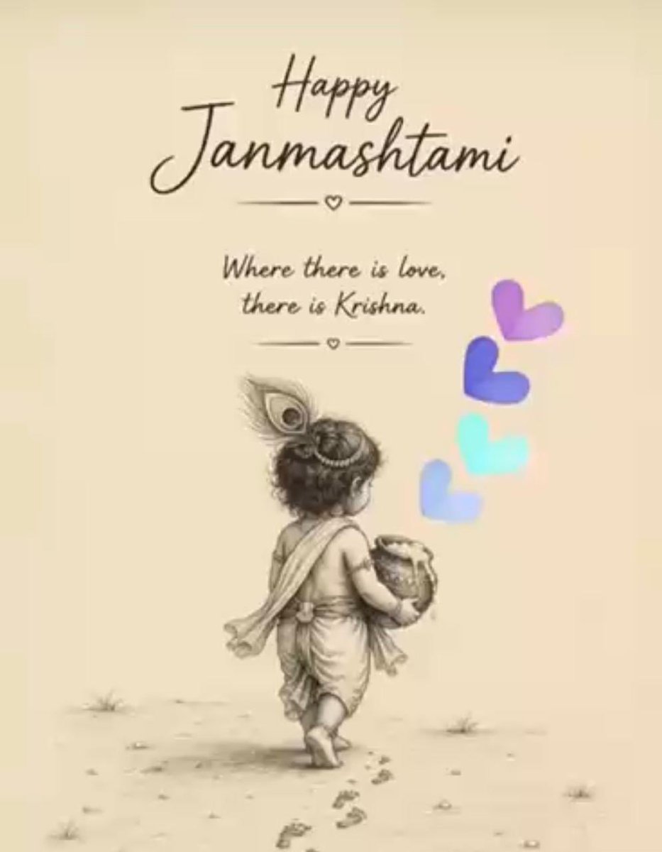 anandmahindra's tweet photo. Happy Janmashtami to you all. 

Today is a great reminder of what makes Lord Krishna so special: a God who doesn't stand at a distance, but steps right into the middle of human emotion, teaching us that love, playfulness, and pure joy are the most sacred things we have.

Warm wishes to you and your families today!

🙏🏽