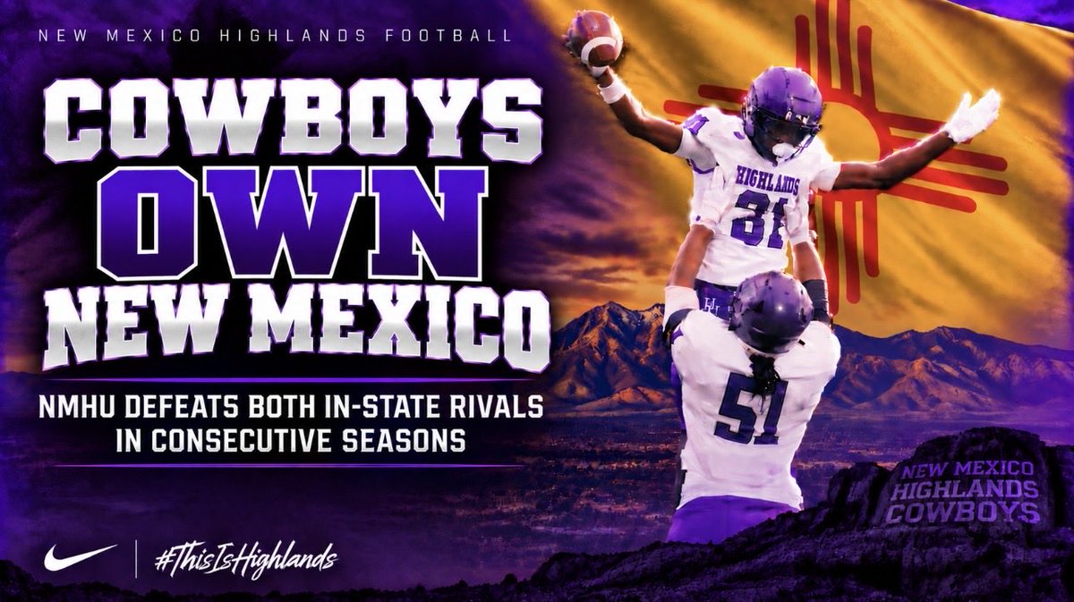 NMHU_Athletics's tweet photo. 🏈 Back-To-Back

#ThisIsHighlands https://t.co/hEMraoDXiL