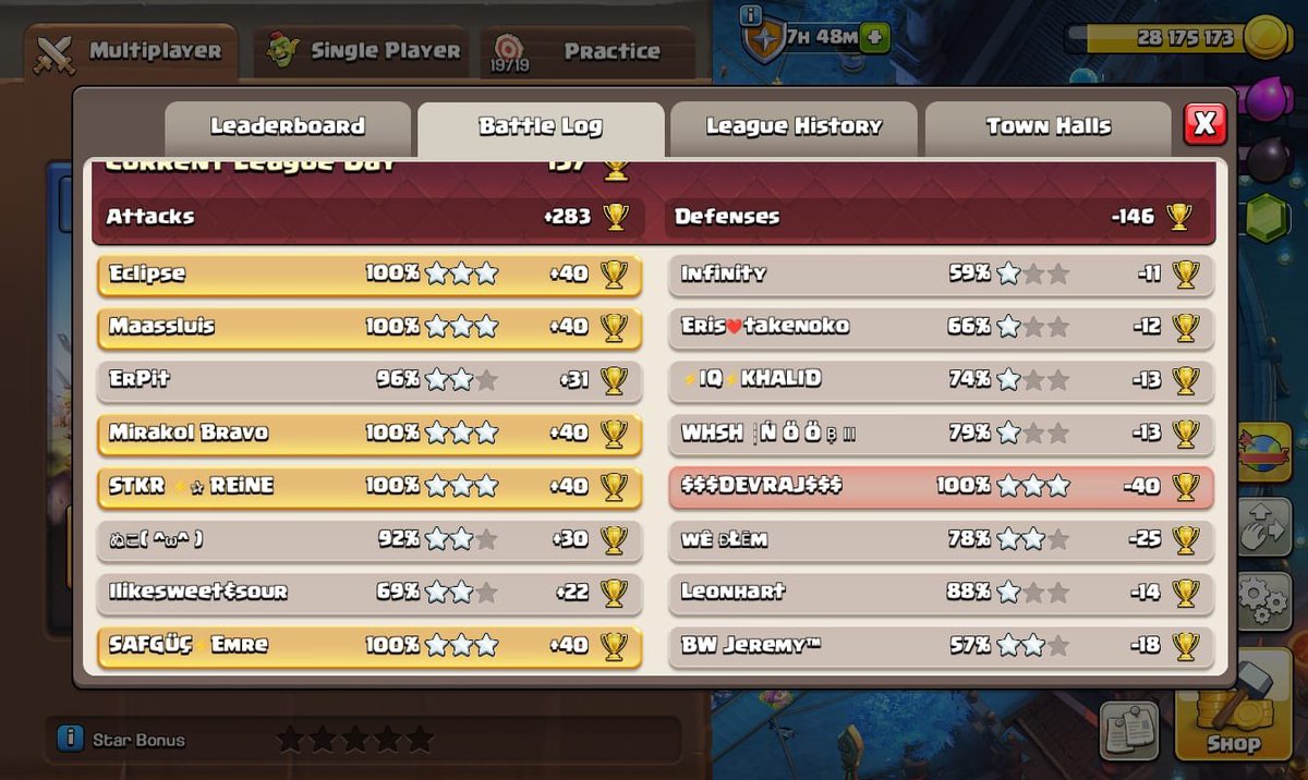 shivansh3664's tweet photo. So getting 1 Star Defence in Legend 1 is crazy and not luck based with a tweaked version .

Follow me for getting the Base Link which I will post any time. https://t.co/zVRCcuKdnz