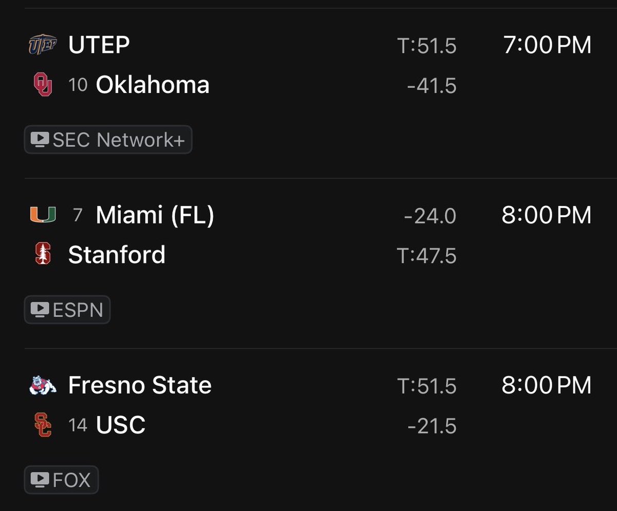 B3ttingManiac's tweet photo. CFB🏈 FRIDAY NIGHT 🔒!

Like + reply to get the play! 

ITS TIME TO CRUSH ANOTHER SEASON! 🔥👀 https://t.co/OadTTbnHtJ
