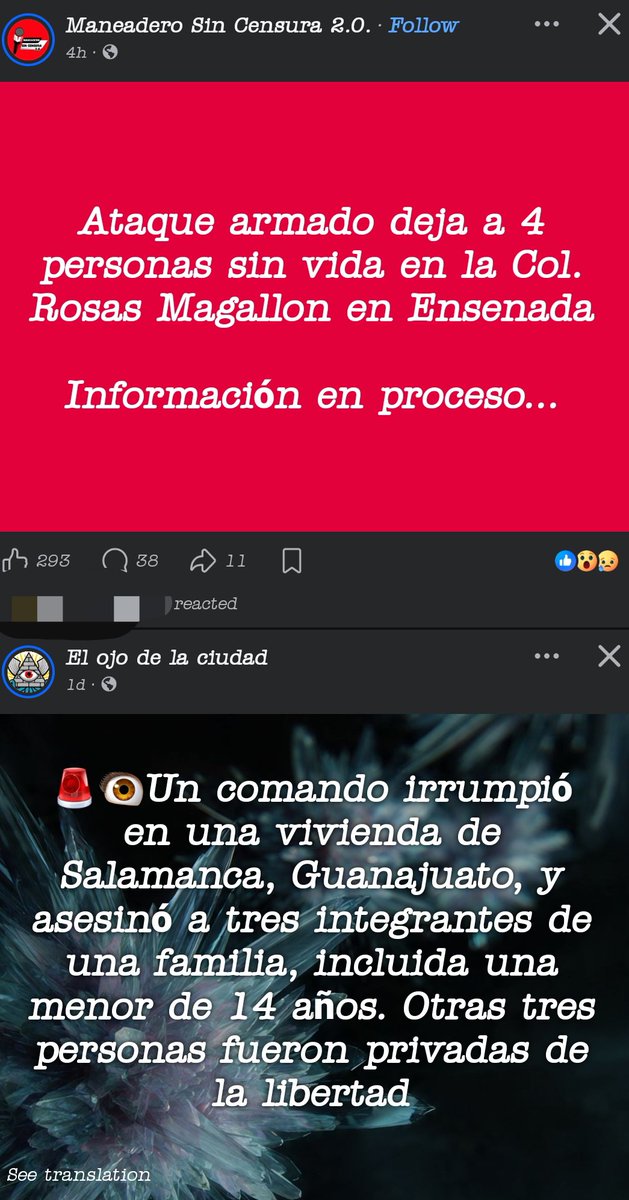 Kroicro_'s tweet photo. @Claudiashein Esa gira no es para rendir cuentas, es para promoverse y dinfundir propaganda a favor del régimen morenista. Está es la realidad que ocultan, solo ayer y con escasas horas de diferencia, en dos puntos diferentes de México, asesinaron a 7 personas... https://t.co/OU9VIa8GVp
