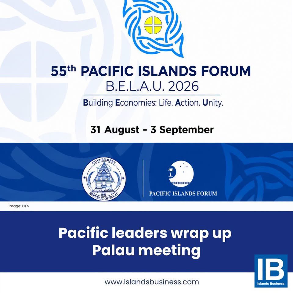 ib_magazine_'s tweet photo. THE Pacific Island Leaders Forum concluded its 55th meeting yesterday, following several days of discussions on key issues affecting the region.

View the communique here: https://t.co/JnWsHpWgmE

#PacificIslandsForum #PacificLeaders #PacificRegion #PIFLM55 https://t.co/cxkH1mA4nW