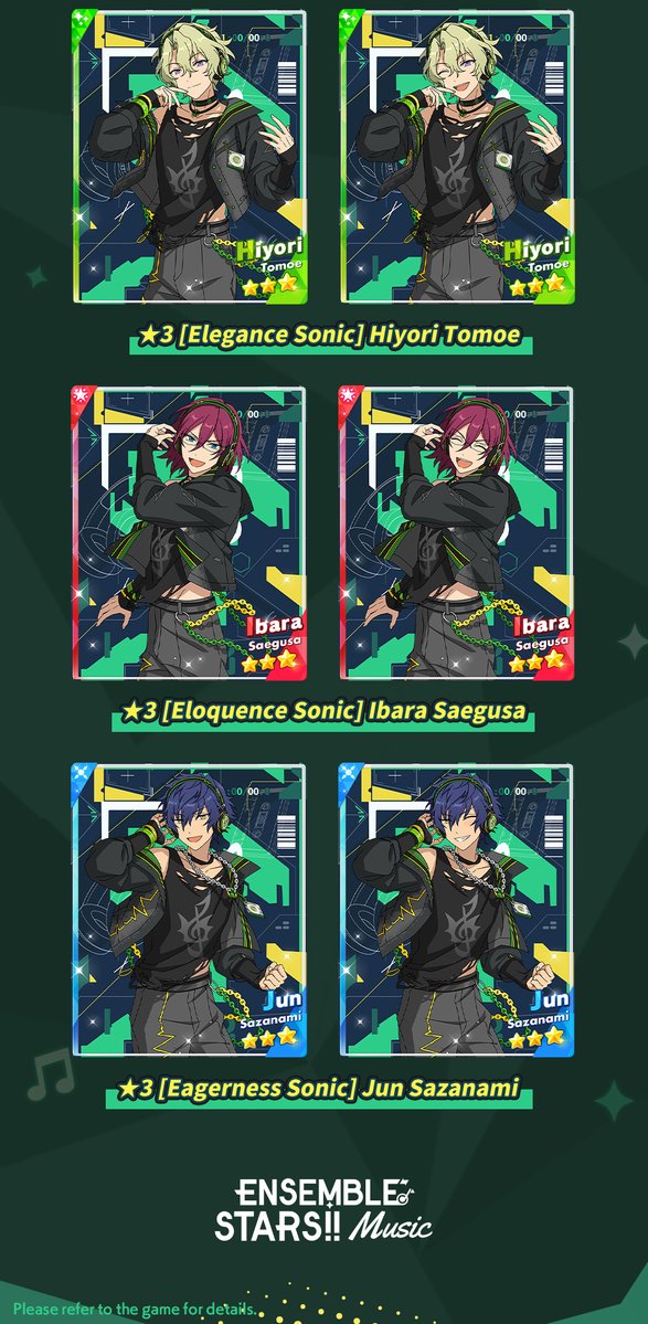 enstarsmusic_EN's tweet photo. Listen up!! Volume up!! | Card information

Join the Super Live Challenge and clear stages to earn a limited Eden ⭐3 card!

Check the in-game notice for more details! https://t.co/MPN5SE5bTX