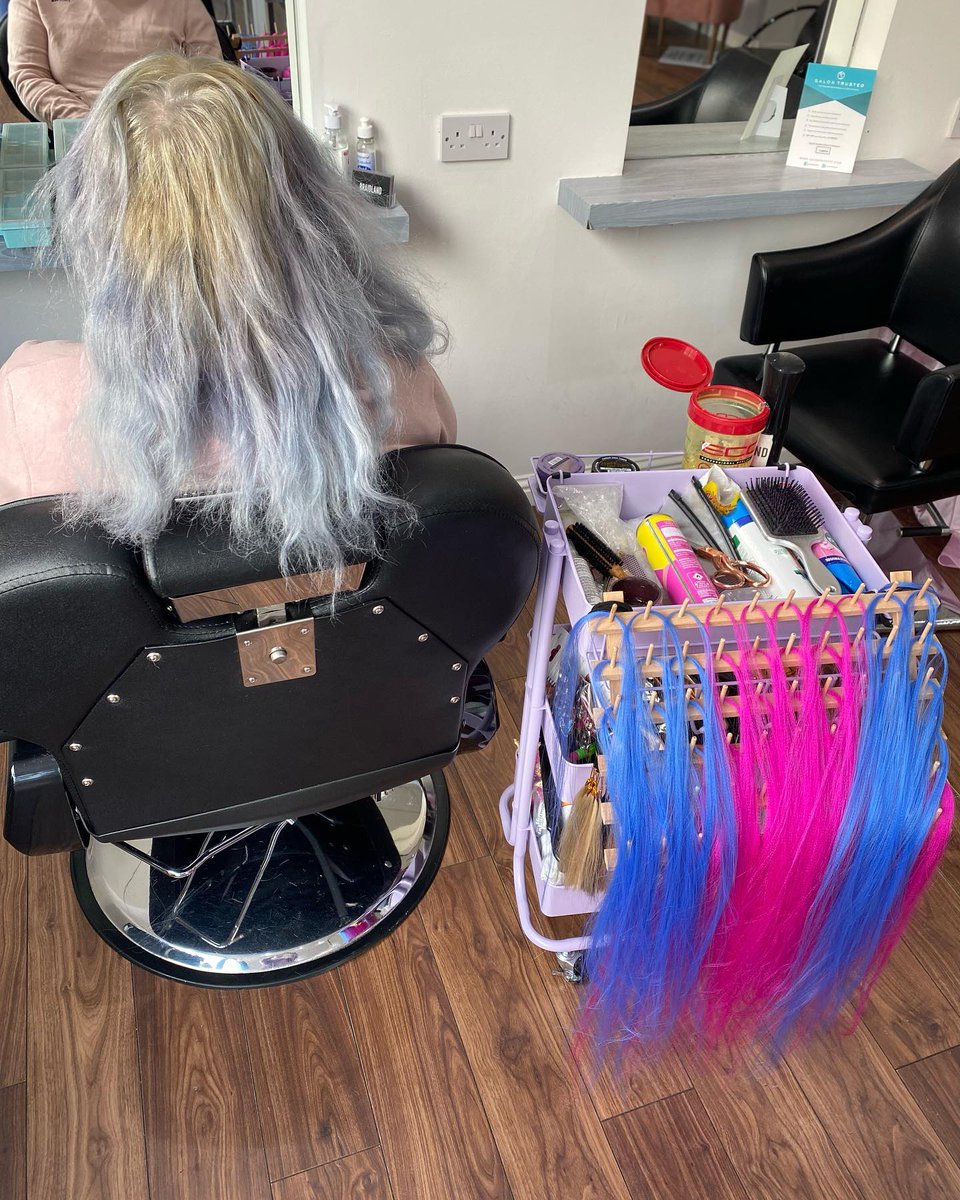 WillodeanMejr's tweet photo. Have fun with your hair. Cornrows are stylish, protective, and low maintenance. Grandholm, Aberdeen
Deep blue and fuchsia cornrows
Prices and booking available now https://t.co/232GXDqbse
