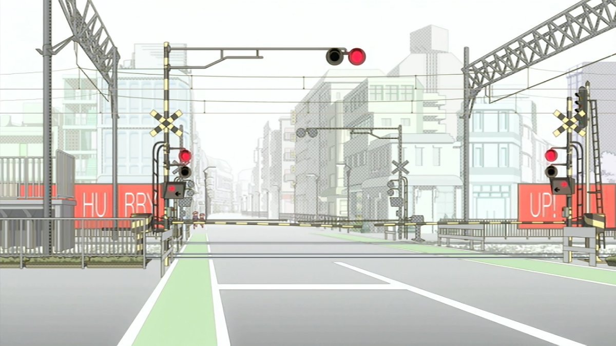 mesousa_dept's tweet photo. @Daily_Yuno The show is full of subliminal messages, the signs all saying "hurry up", and then it flashes canned noodle soup (important). https://t.co/WVPSugV2FH