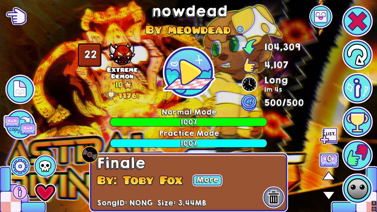 GDCostaRica's tweet photo. El jugador @NotVenji5 se paso el Extreme Demon "Nowdead" ggs https://t.co/fckZqEXblY