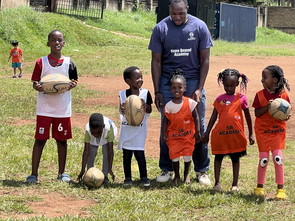 ScoreBAcademy's tweet photo. 🏉 Rugby is one of the sports we emphasize at SB Academy.

It develops a child’s motor skills, coordination, &amp; physical fitness, on top of building confidence, teamwork, improve decision-making, &amp; staying active.

Reach out to @BridgetUmutoni to register your child for our camps https://t.co/wfQTkLysW6