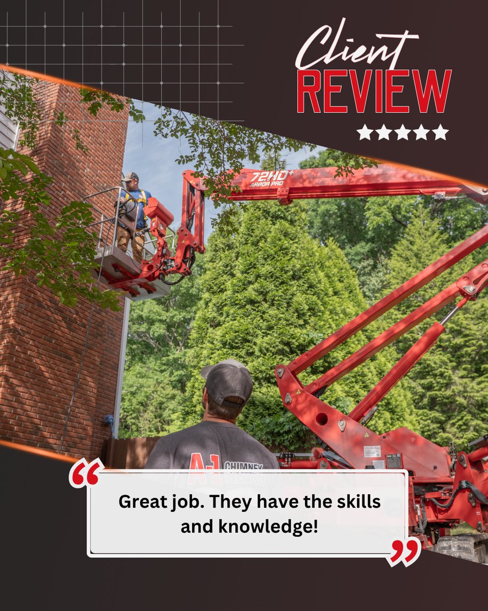 a1chimneyspc's tweet photo. "The technicians are doing a great job for A-1 Chimney. They have the skills and knowledge to take care of our project. Thanks!"

Jay H. - Google Review⭐⭐⭐⭐⭐

Call our pros at TN 931-283-2924 | AL 256-780-5224 https://t.co/raIGzqDjFl