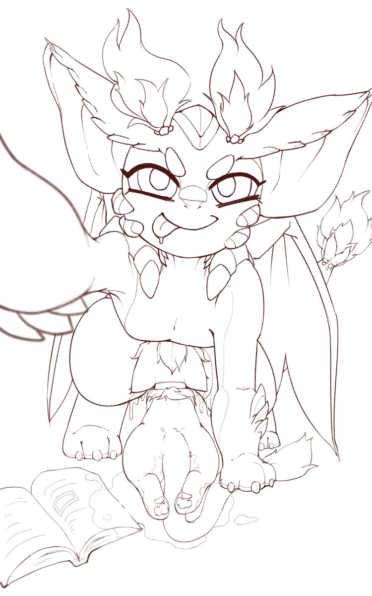 GonewarAkash's tweet photo. 制作��...#furry #Smolder #Yuumi #斯莫德 #悠米 https://t.co/wgHGdIwITu