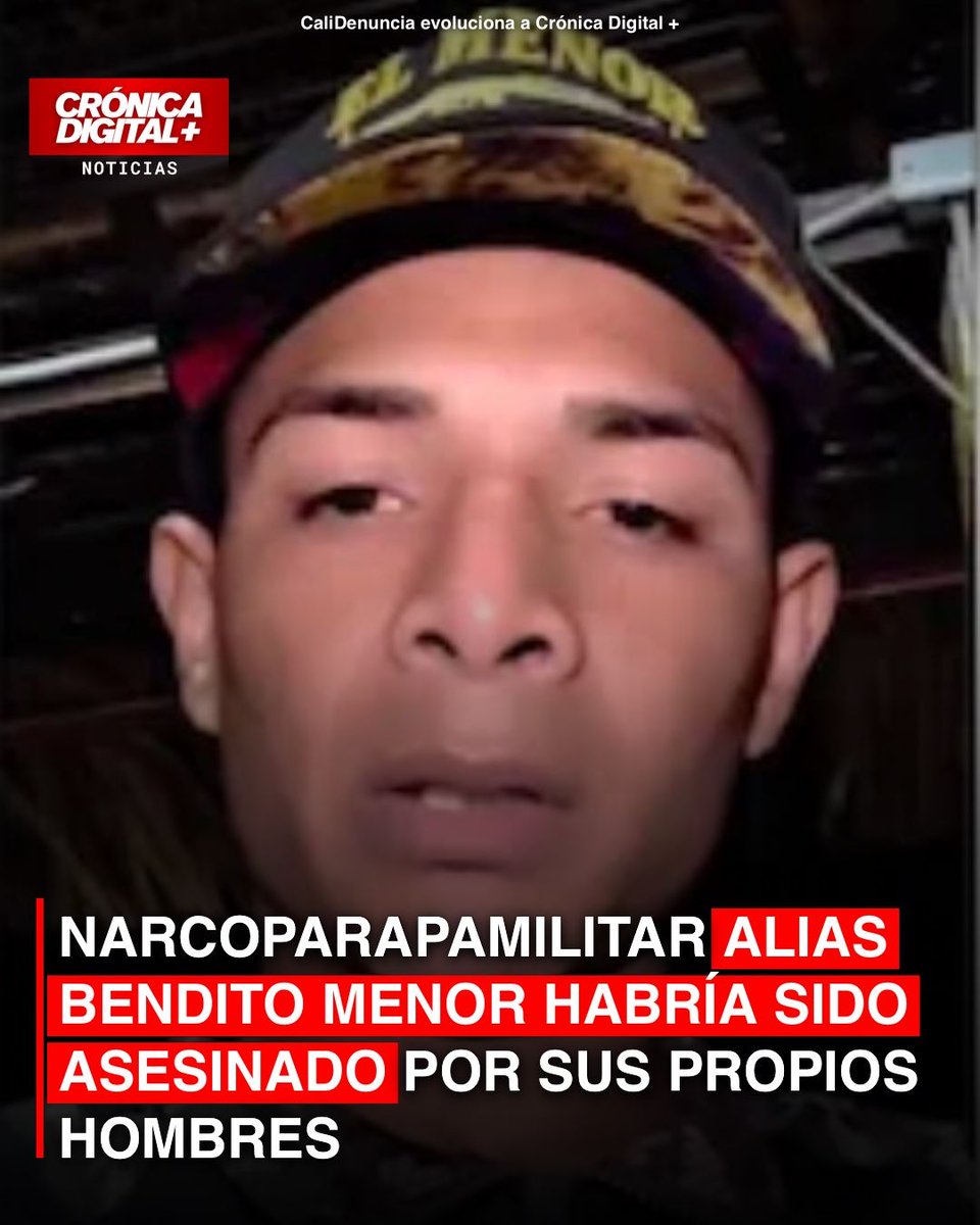 CronicaDigMas's tweet photo. 🚨¡ATENCIÓN COLOMBIA!
#Petro #EsNoticia 𝗖𝗔𝗕𝗘𝗖𝗜𝗟𝗟𝗔 𝗡𝗔𝗥𝗖𝗢𝗣𝗔𝗥𝗔𝗣𝗔𝗠𝗜𝗟𝗜𝗧𝗔𝗥 𝗔𝗟𝗜𝗔𝗦 𝗕𝗘𝗡𝗗𝗜𝗧𝗢 𝗠𝗘𝗡𝗢𝗥 𝗛𝗔𝗕𝗥Í𝗔 𝗦𝗜𝗗𝗢 𝗔𝗦𝗘𝗦𝗜𝗡𝗔𝗗𝗢 𝗣𝗢𝗥 𝗦𝗨𝗦 𝗣𝗥𝗢𝗣𝗜𝗢𝗦 𝗛𝗢𝗠𝗕𝗥𝗘𝗦

Inteligencia del Estado colombiano investiga la presunta muerte de alias Naín o "Bendito Menor", líder del Frente Javier Cáceres de las Autodefensas Conquistadoras de la Sierra Nevada. Fuentes de alto nivel revelaron que este cabecilla habría sido ejecutado por miembros de su propia organización, acatando órdenes de alias Patiliso, como respuesta a constantes insubordinaciones. La alerta surgió tras tres días sin registrar actividad del criminal en las interceptaciones de inteligencia en la zona donde operaba.

Lee la noticia completa en: https://t.co/1cLC88JgqM

#CaliDenuncia #CronicaDigital #Colombia #CostaCaribe #SeguridadColombia #Violencia #JusticiaColombia #GustavoPetro #AliasPatiliso #AutodefensasConquistadoras #FrenteJavierCaceres #BenditoMenor #Narcoparamilitares #FuerzaPublica #NoticiasColombia #NoticiasDeHoy #ÚltimaHora

🔗 Lee la noticia completa en: https://t.co/L5h0I06nDO