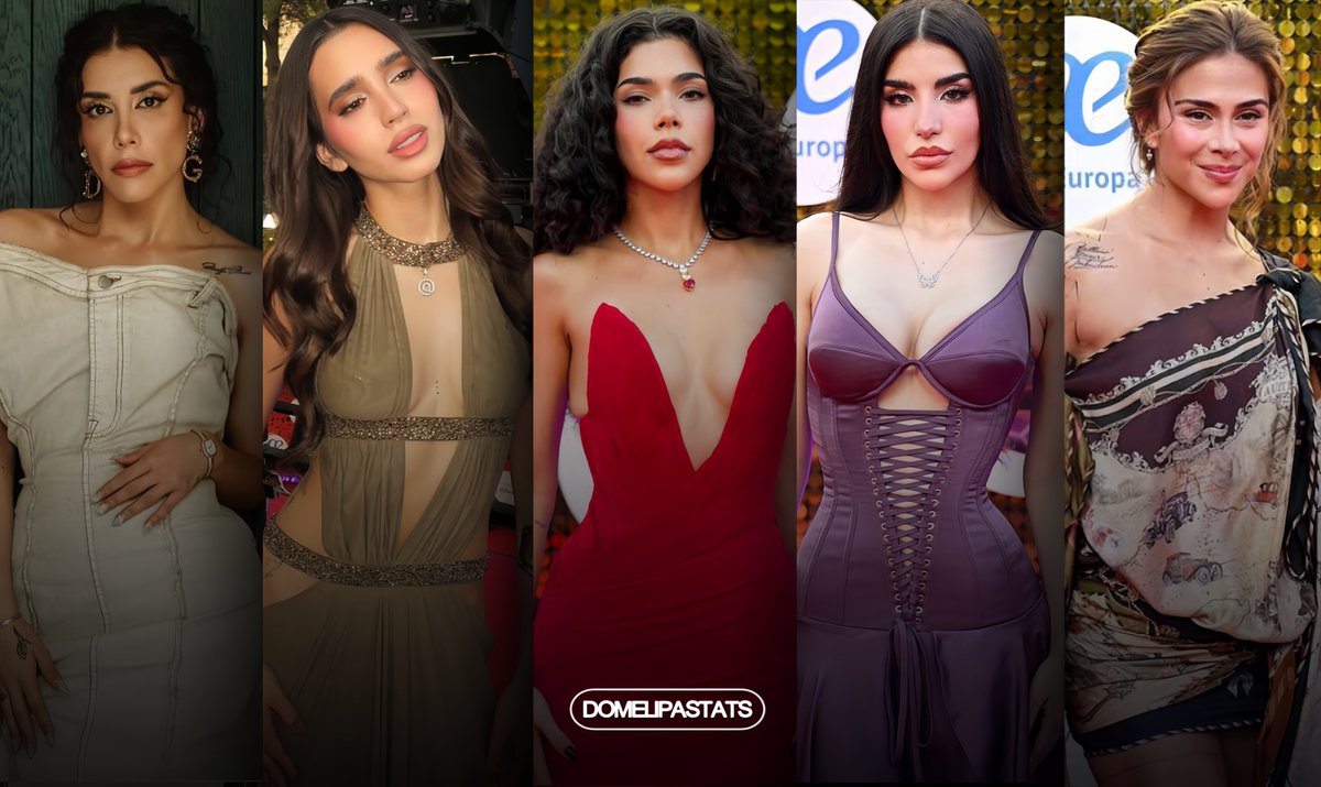 domelipastats's tweet photo. Domelipa, Kenia Os , Karime, Steff Loaiza &amp; Greeicy Fueron los Looks más Destacados en la Alfombra de Premios Juventud 2026 🇲🇽. https://t.co/Iv2zGfnACx