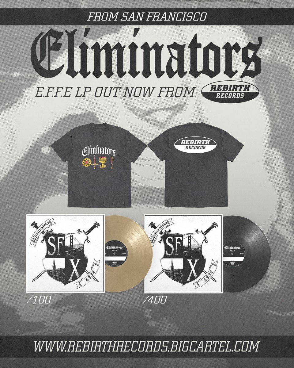 AceXEdge's tweet photo. Eliminators debut LP “E.F.F.E.” out now on Rebirth Records. Stream this everywhere and pick up a copy from the store .

https://t.co/9F3bRk6MYf https://t.co/ckVJUiDhEa