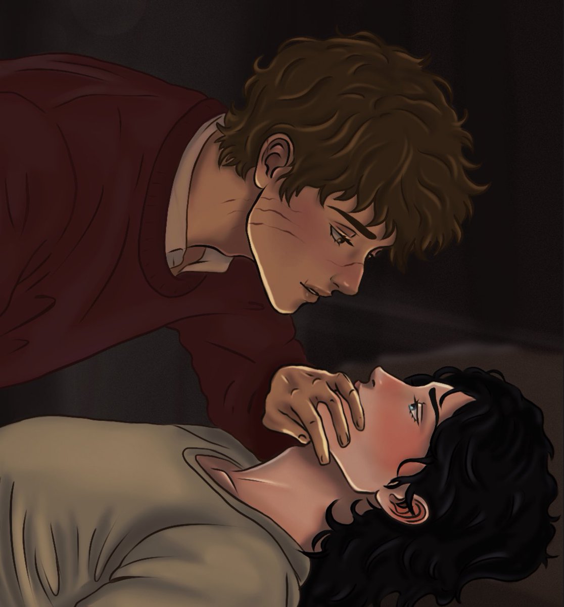 Manaxlust's tweet photo. Shhhhhhh….. #wolfstar #marauders #remuslupin #siriusblack #harrypotter https://t.co/tm5QTJmnDd