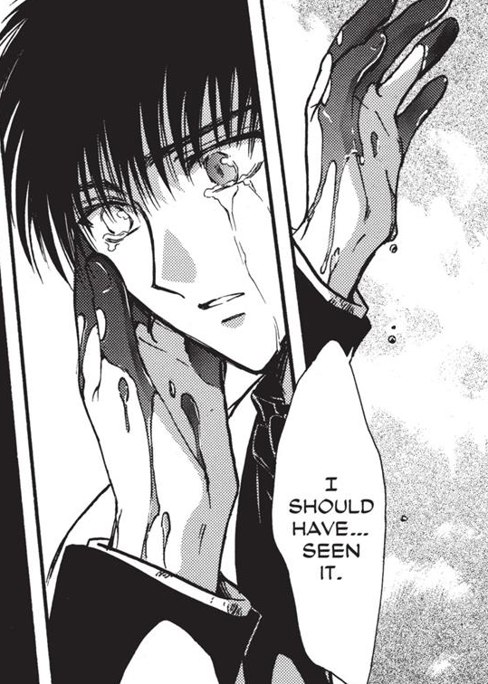 sakurazukamochi's tweet photo. i was just casually collecting references for our X cosplay project until i noticed how seishiro's yaoi hand is bigger than subaru's face. crazy. https://t.co/KjzdNvI8xf