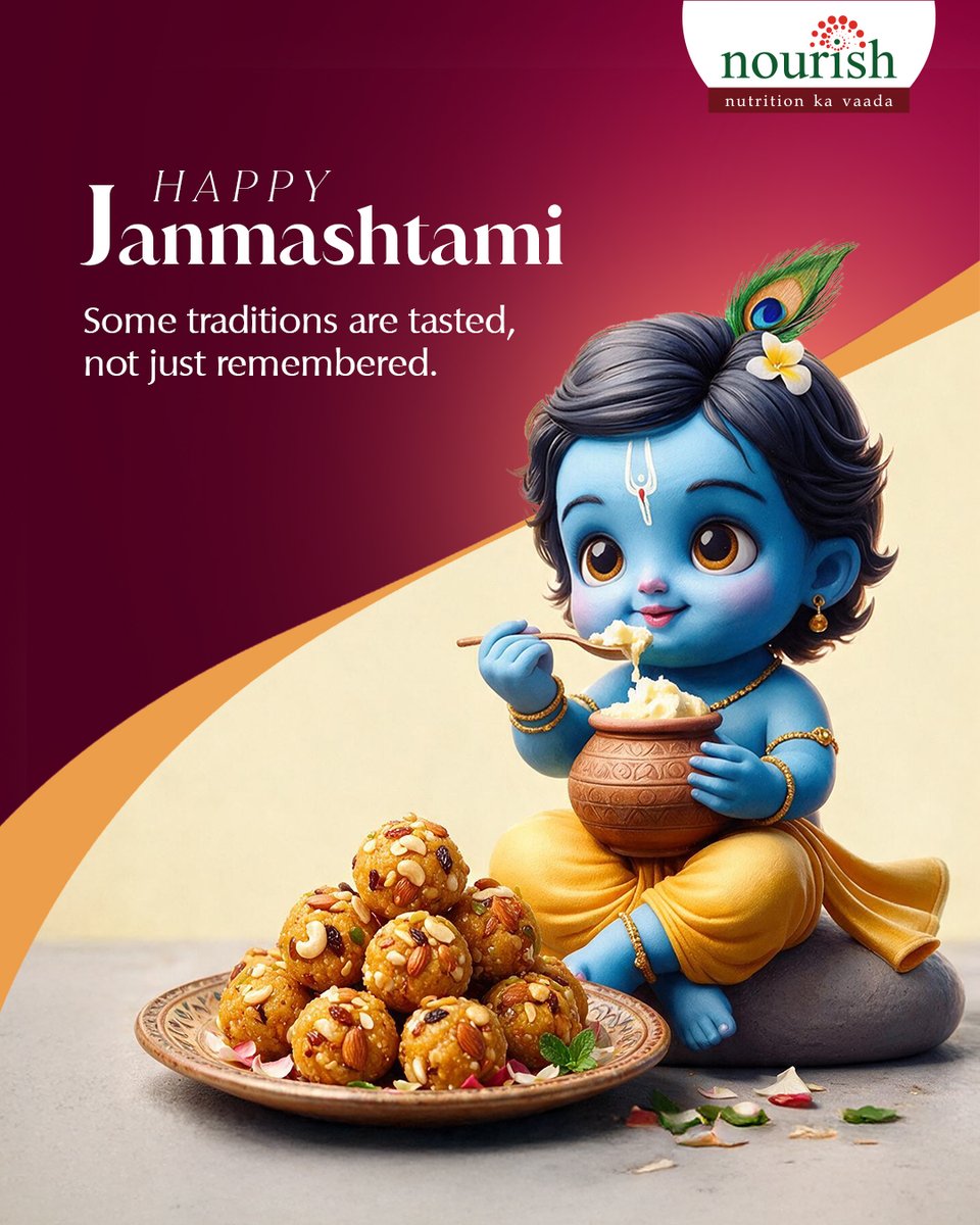 WorldOfNourish's tweet photo. Happy Janmashtami 

#Janmashtami  #HappyJanmashtami  #Nourish #IndianFestivals https://t.co/xvO88cw2BO