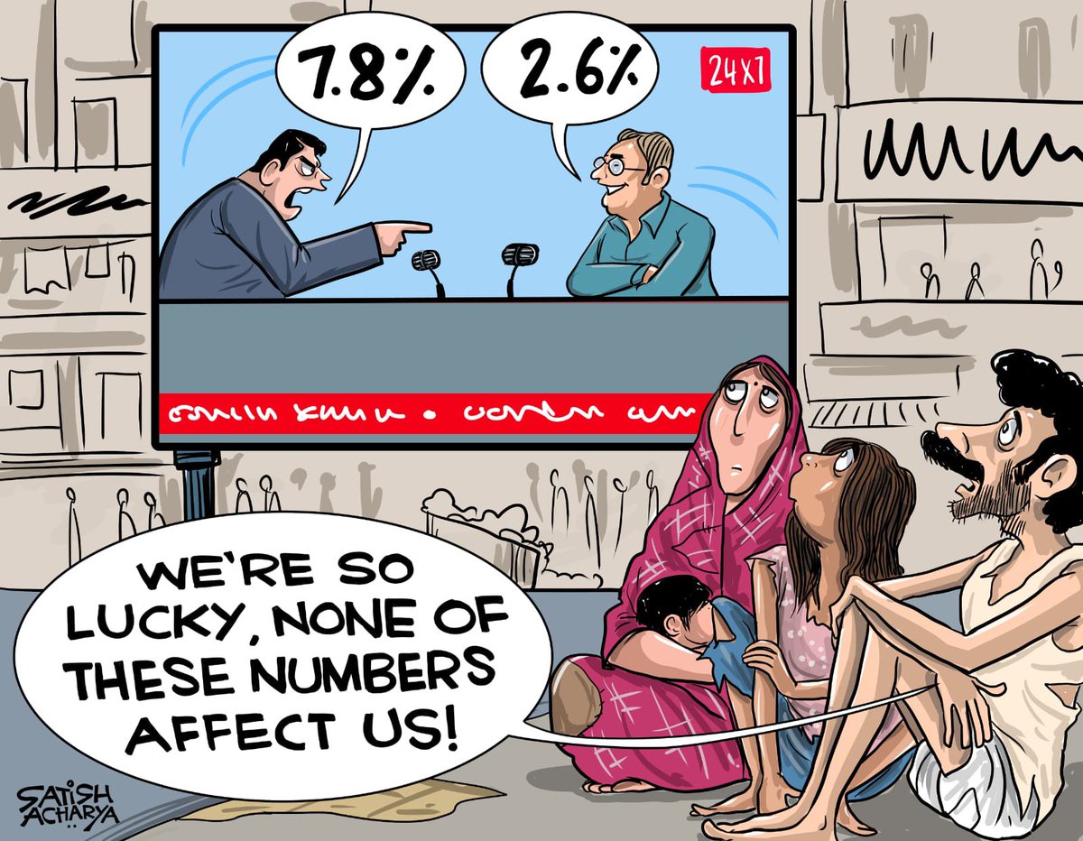 satishacharya's tweet photo. Disconnected from GDP numbers! #GDP https://t.co/tXITOnX29T