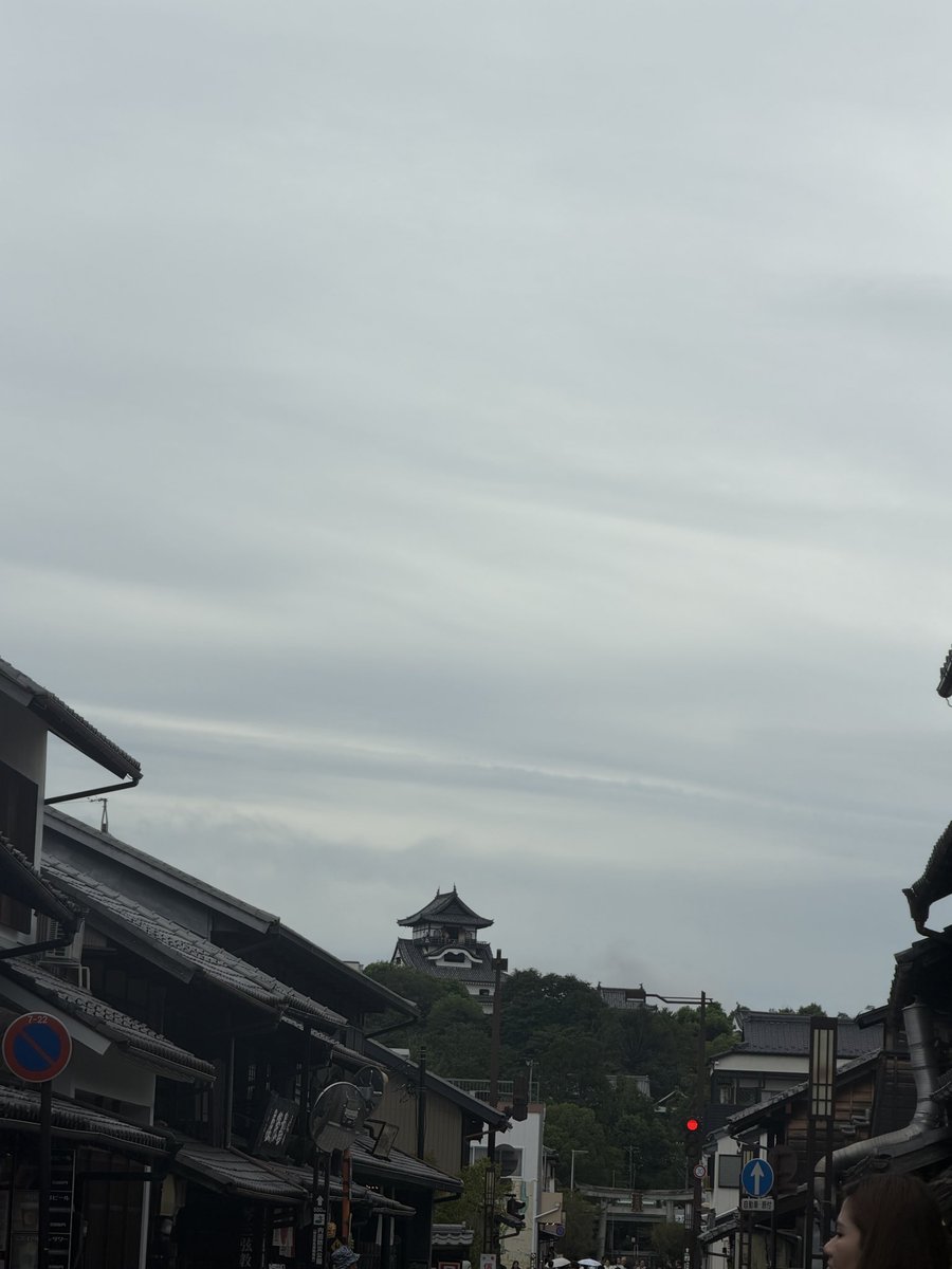 chika_k7's tweet photo. 今日の犬山は、朝は雨降りだったけど今は曇りです☁️
ばずふらを聴いた後の
犬山食べ歩きはずっと気になってオムライス食べてきたよ😚
卵がフワフワで美味しかった🤤♡
そして大阪でお土産買い忘れたので職場に犬山のお土産買いました🙋‍♀️
 #犬山城下町  #とろーり卵のオムライスさん太  #犬山 https://t.co/559BgbziU2