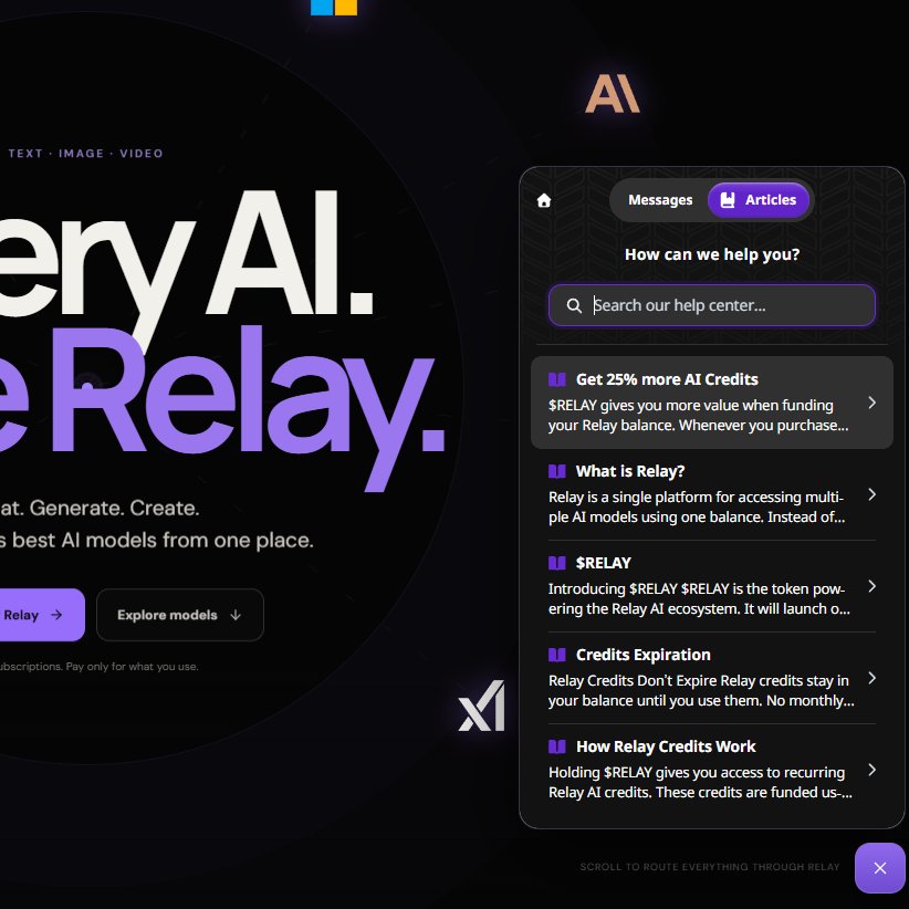 Relay_AI_'s tweet photo. We’ve built support directly around the platform so you’re never stuck figuring things out on your own.

If you run into an issue, have a question, or something doesn’t look right, you can contact Relay Support.

Before contacting support, you can also check the Relay Knowledge Base.