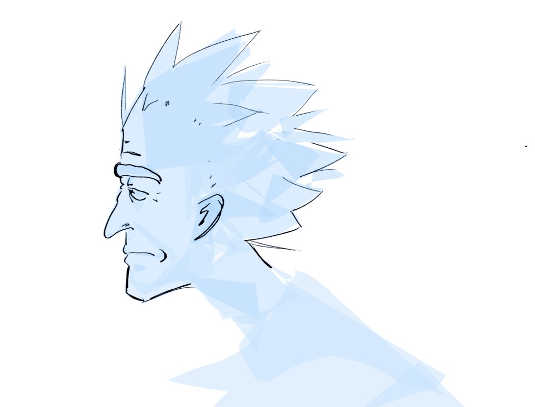 klownzy's tweet photo. spikey rick. sonic ass #rickandmorty https://t.co/8ujDa3zpBx