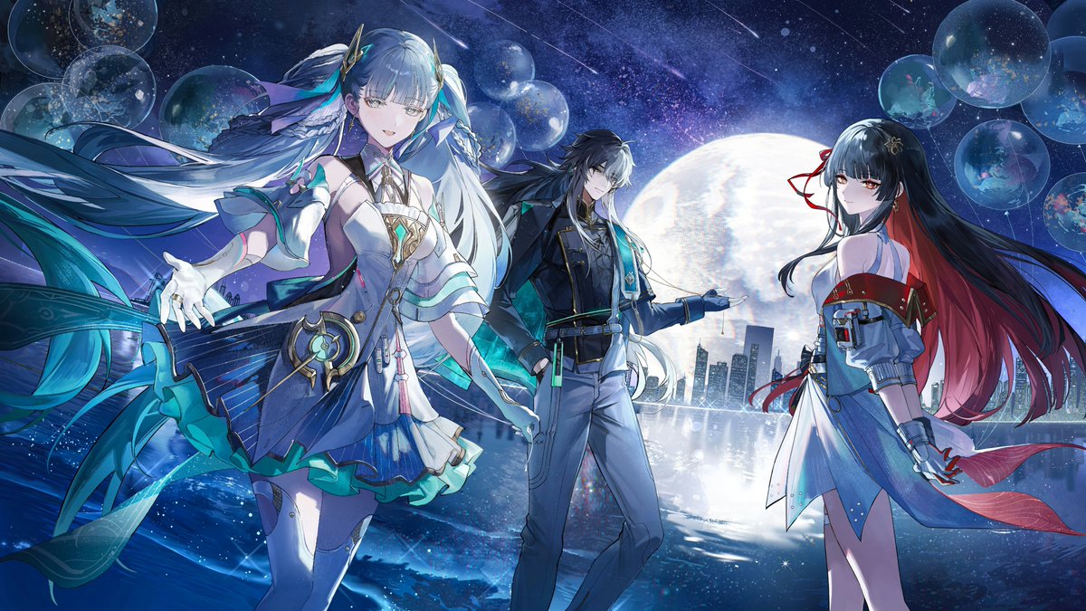 Zepsth1's tweet photo. Wuthering Waves New Official Artwork,
No Text Cleaned 12k Quality Wallpaper 💙 

#WutheringWaves #WuWaTweet #鳴潮 #WuWaCollection #WuWaAnniversary https://t.co/d9hMhnzaWP