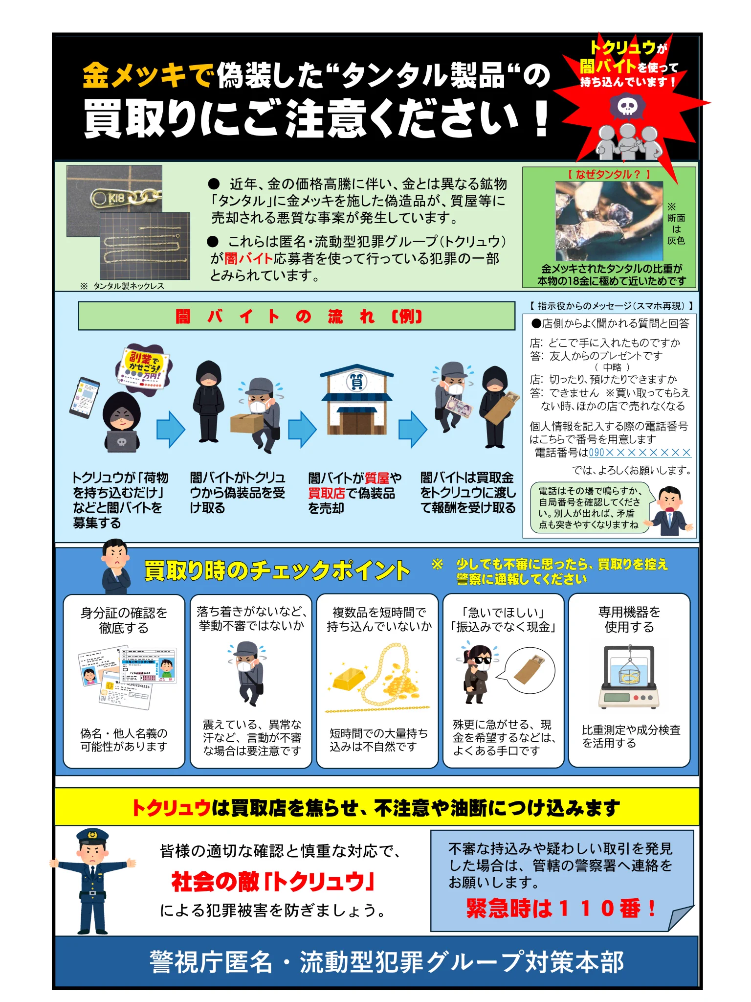 Reposty uživatele 警視庁生活安全部 (@MPD_yokushi) / X