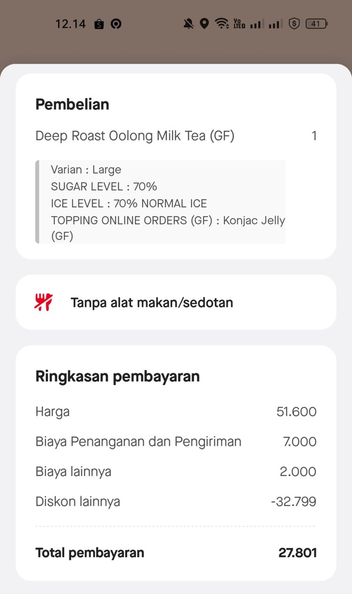 aakrizsic's tweet photo. @pistaciyou wah thankyou kak infonya wkwkw, lgsg cek gojek dan ternyata sama ada promo. akhirnya bisa cobain teazzi... https://t.co/MVPb7a6xdQ