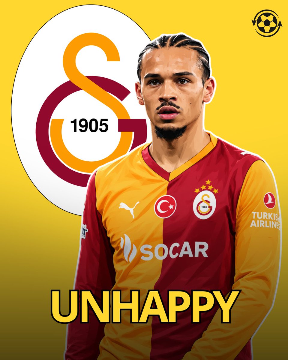 DeadlineDayLive's tweet photo. 🚨 Leroy Sane has told Galatasaray officials he is 𝗨𝗡𝗛𝗔𝗣𝗣𝗬 with his lack of playing time.

The 30-year-old started their opening league game but has been dropped to the bench for the last two matches.

Competition has increased further after Rafael Leao's arrival, with Sane concerned about being limited to cameo roles.

(Source: @DailySabah)