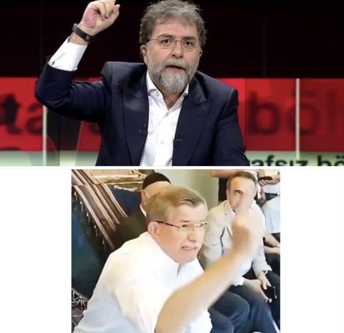 haberfilesi's tweet photo. Ahmet Hakan: 

Davutoğlu’na açılan soruşturmaya dair

Ahmet Davutoğlu hakkında “Cumhurbaşkanı’na hakaret”ten soruşturma açılmış.

Soruşturmaya konu olan konuşmanın videosunu izledim.
Kontrolsüz bir öfkeyle Cumhurbaşkanı Erdoğan’ı en ağır biçimde eleştiriyordu.
*
Oysa aynı Ahmet Davutoğlu, başbakanlığı bırakmak üzereyken...

Şöyle demişti:
*
“Hiç kimse benim ağzımdan, benim dilimden, benim zihnimden Cumhurbaşkanımız aleyhine tek bir söz duymadı, duymayacak.”
*
“Zihnimden bile geçmeyecek” dediği eylemi, gözlerinden nefret kıvılcımları fışkırtarak yapan adamdır Ahmet Davutoğlu.
*
Kimse bana sormuyor ama bana sorulsa şöyle derim:
*
Ahmet Davutoğlu hakkında soruşturma açmaya falan gerek yok. Kendisini içine düştüğü bu utanç verici durumla baş başa bırakmak yeterli.