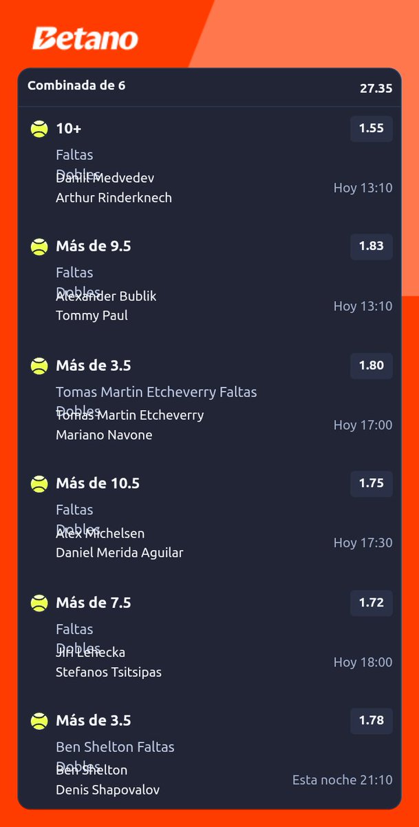 CuervoBell26's tweet photo. Apuesta dobles faltas #USOPEN
Una que me salve por favor...vengo de 2 derrotas. https://t.co/dKBtUEVPHz