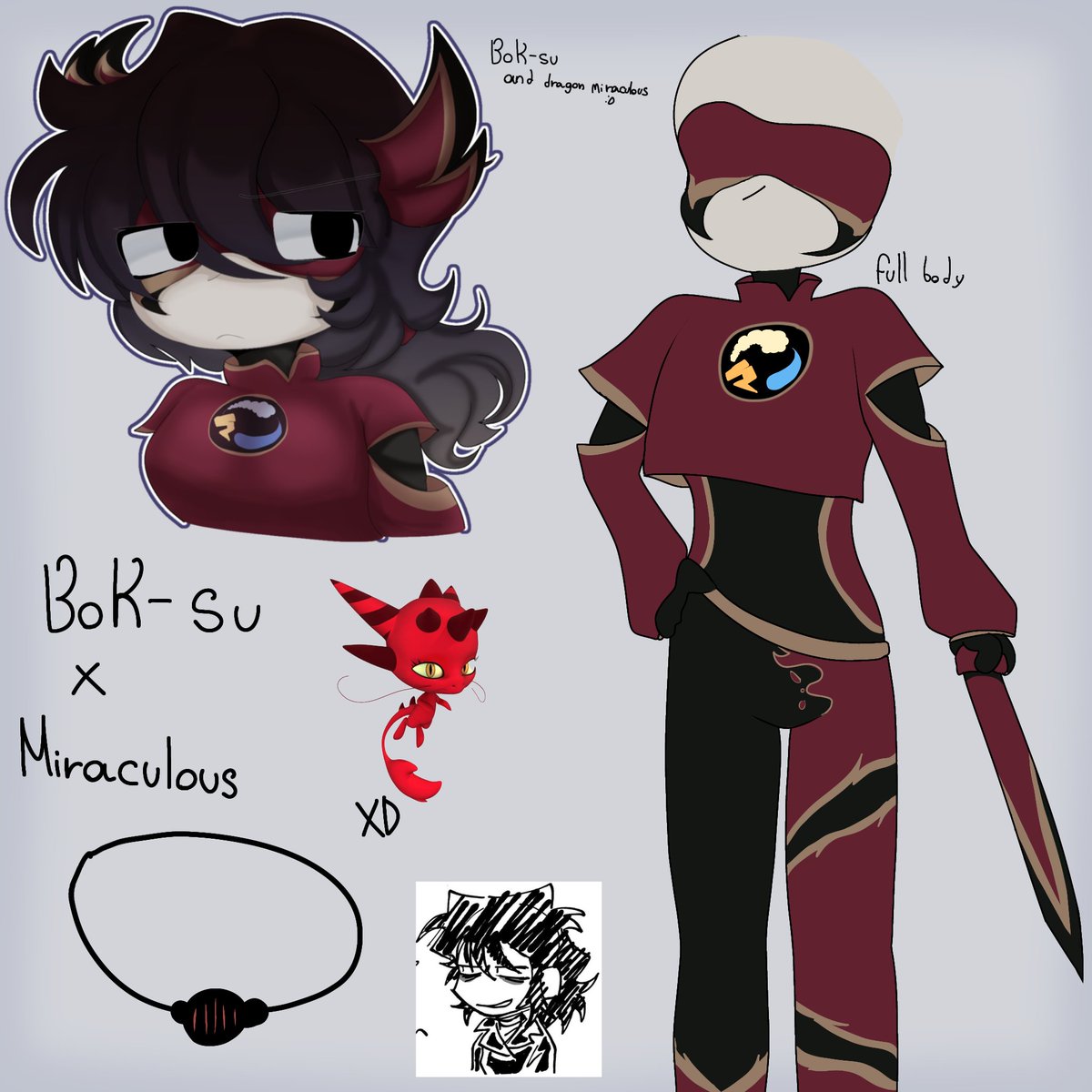 Makomodecafe232's tweet photo. Idk, while I was working on a project I don't know why I imagined a version of Bok-su with the dragon miraculous
#Marriedinred
#Marriedinredfanart
(I can't wait for Saturday, I can't stand this week anymore) https://t.co/XXXq0F9jXd