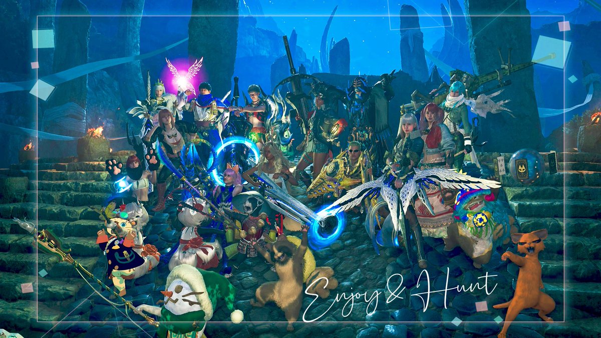 MH_HN_koma's tweet photo. 昨日のサークル夜活⚔️

写真を撮ったこの時点でもたくさんいたけど、その後アセンダンスの情報を知ったメンバーさんが次々と集まってきて、私が所属してから過去一賑わっていたかも😆

みんなアセンダンスもよろしくね！

#EnjoyHunt
#MHWilds https://t.co/zxrD0GCxxT