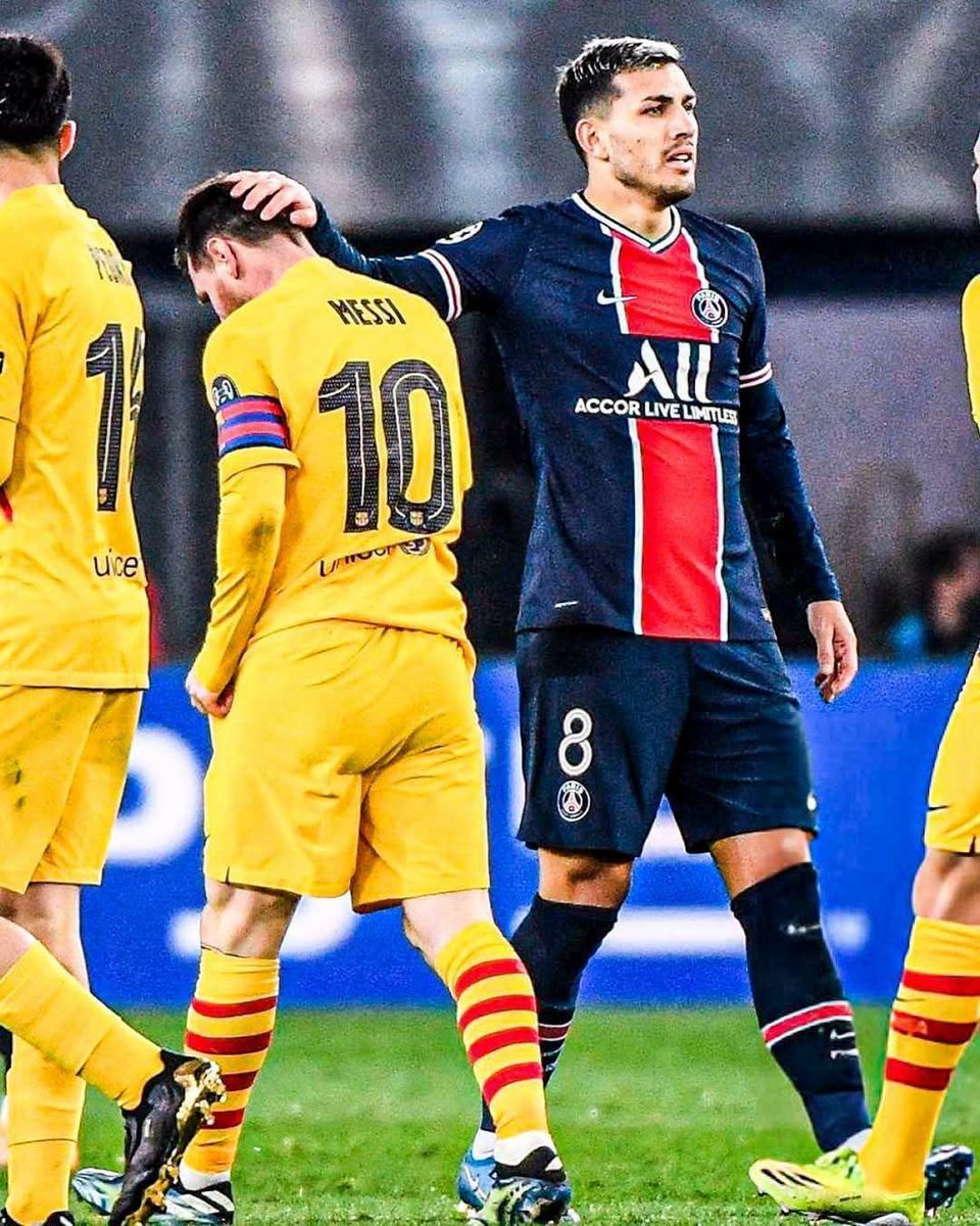 chimaobi_saint's tweet photo. Leandro Paredes sharing the story of the day Lionel Messi got ANGRY with him during a Barcelona vs PSG match in the Champions League 👀

“He got really mad at me, we went three months without speaking. I had a rough time. I was playing for PSG and he was at Barcelona. It was a Champions League match and back then, there were no fans in the stadium.
It was during the pandemic, so you could hear everything. We went up 2–1 and I said something to my teammates… and he heard it. That was my biggest mistake, he gets really mad. And when he does, it’s hard for him to let it go.

I texted him the next day, and again 15 days later. I told him, ‘It wasn’t directed at you, I didn’t mean to offend you.’ And he didn’t reply. He didn’t talk to me for three months. That match was in February, and we had national team duty in March, but those games got canceled, so we didn’t meet again until June, just before the Copa América.

Three months had passed without a word and I kept thinking, ‘Now I have to see how he reacts.’ But no, he’s a legend. We arrived at the training ground on the same day. I got there a little before him, and he showed up in my room. I was brushing my teeth, super early, and he splashed water at me and said: ‘What are you doing up so early?’

We have an amazing relationship.”
