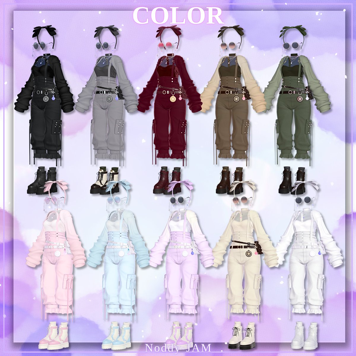 NodokaVrc's tweet photo. #NoddyJAM 新作衣装【Violette-ヴィオレッテ-】

🎀本日SALE最終日です(9/4-23:59まで)🎀

告知も少ない中、見つけてくださった方ありがとうございます♡
衣装詳細は商品ページにてご確認ください✨

▶ https://t.co/Vf4VBlmJdL

BOOTHの❤スキをポチッとしてくださると今後の励みになります
 #BOOTH https://t.co/E1rwvwMbFJ
