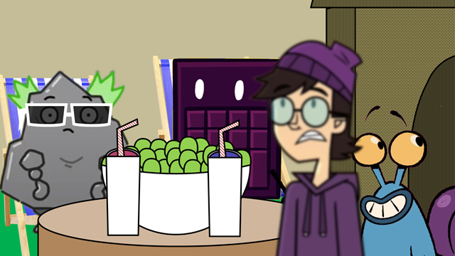 noobsarepro6000's tweet photo. Just a little preview of what to expect in my Character Elimination series during its ninth episode. What do y'all think the Stars team (from left to right: Rocky, Keypad, Dan, Stanley) are talking about? https://t.co/V28ZQs5a2a