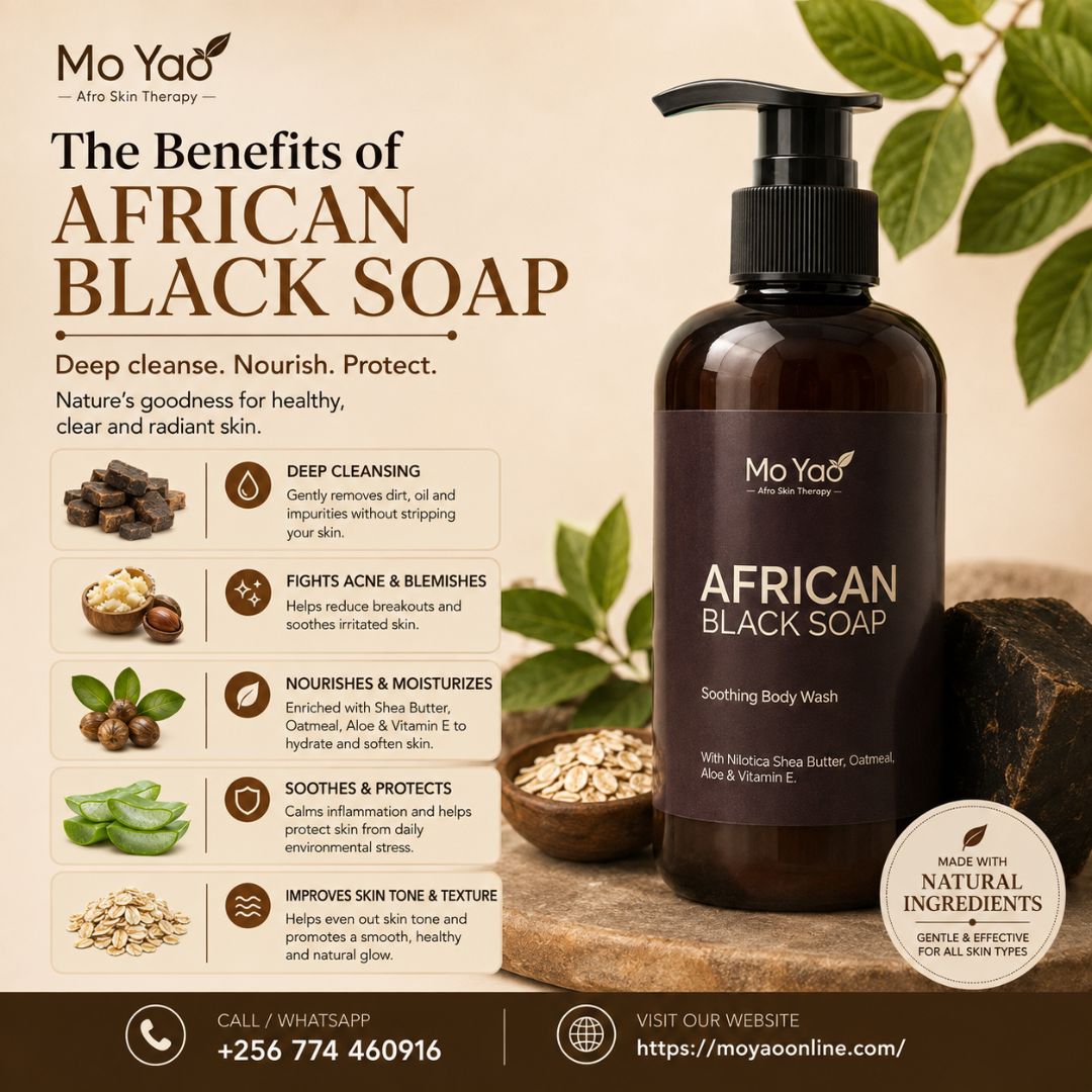 MoyaoSkinTH's tweet photo. Give your skin the care it deserves with MOYAO African Black Soap, made with natural ingredients including Nilotica Shea Butter, Oatmeal, Aloe & Vitamin E.
📲 Call/WhatsApp: +256 774 460916
🌐 Shop: https://t.co/JboN37p4KS
#MOYAO #BlackSoap #AfroSkinTherapy #NaturalSkincare https://t.co/9vdx3lq50K
